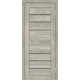 Doors колекція Смарт модель С 034 покриття екошпон дуб димчатий чорне скло Doors колекція Смарт модель С 034 покриття екошпон дуб димчатий чорне скло