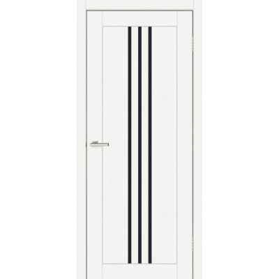  Doors колекція Смарт модель С 049 покриття ПВХ дуб меренго чорне скло