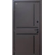 Вхідні двері ФОРТ Strimeх LAMA Venezia RAL 8019 + дуб темний 