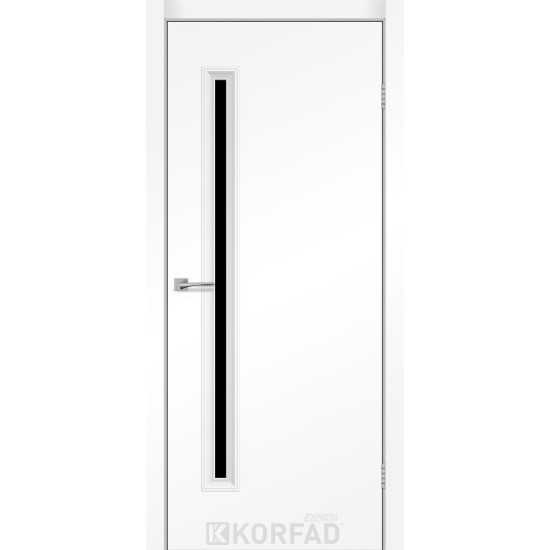 Korfad Express колекція Canto модель Corner glass 01 покриття ПВХ білий мат Korfad Express колекція Canto модель Corner glass 01 покриття ПВХ білий мат