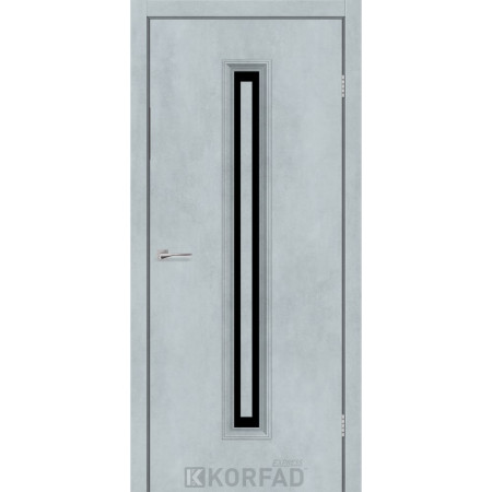 Korfad Express колекція Canto модель Corner glass 02 покриття ПВХ  цемент світлий