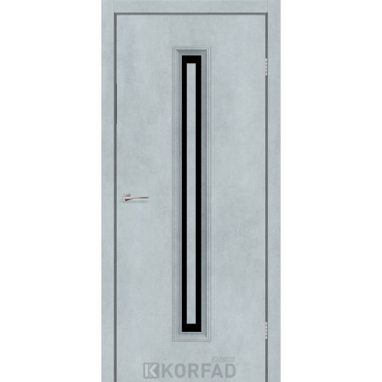 Korfad Express коллекция Canto модель Corner glass 02 покрытие ПВХ цемент светлый