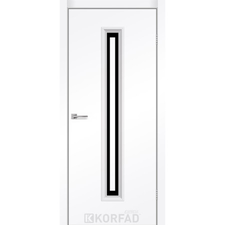 Korfad Express колекція Canto модель Corner glass 02 покриття ПВХ білий мат